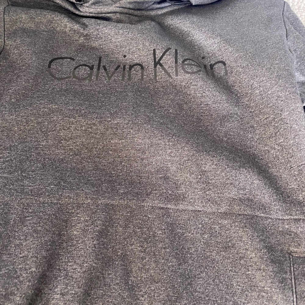 Extra soft gray Calvin Klein hoodie size small